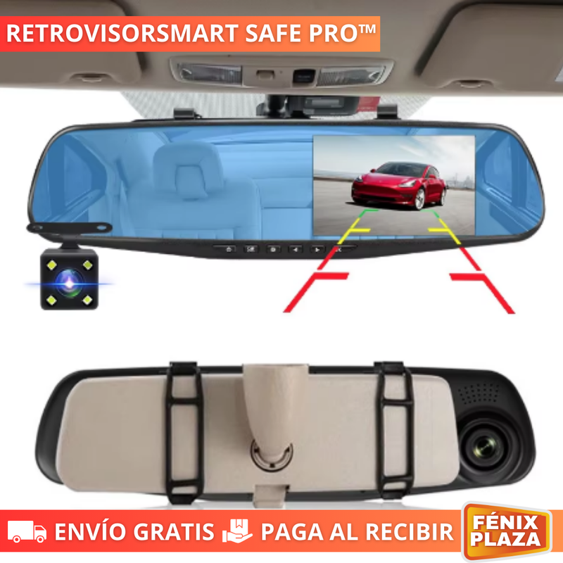 Retrovisor Smart Safe PRO™ - Doble Camara