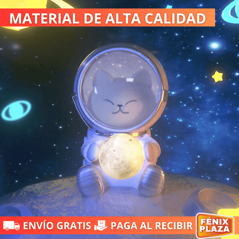 Lámpara Gato Astronauta