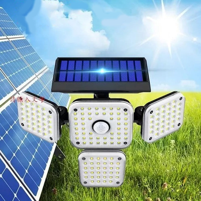 Lampara Solar 4 en 1 Sensor Movimiento.