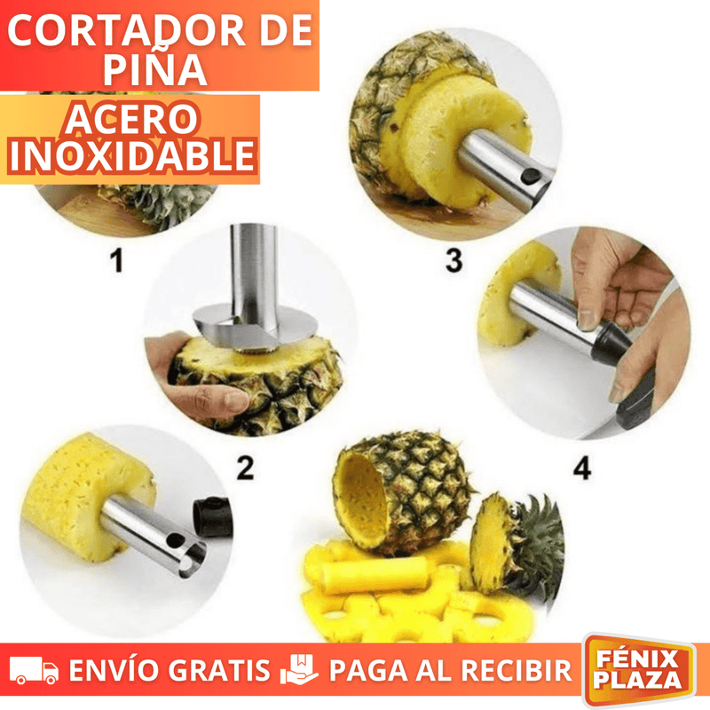 Cortador de Piña de Acero Inoxidable