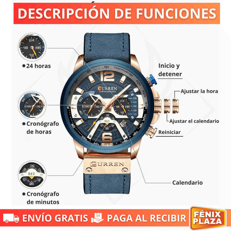 Reloj Curren 8329 Azul Original™