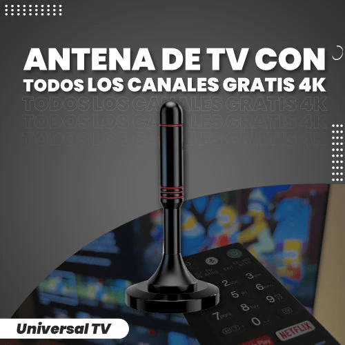 ANTENA TDT HDTV 4K / +12 mil canales