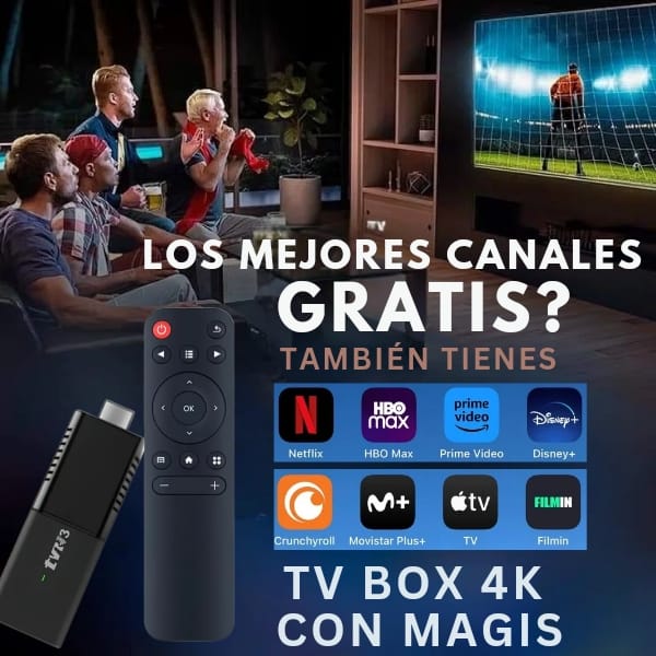 TV BOX 4K CON MAGIS